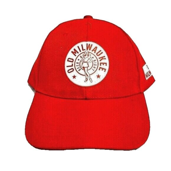 NEW OLD MILWAUKEE LOGO SNAP BACK STYLE BALL CAP - Picture 1 of 3
